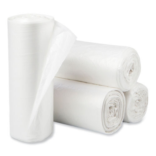 Picture of eco strong plus can liners, 33 gal, 1 mil, 33 x 39, natural, 150/carton