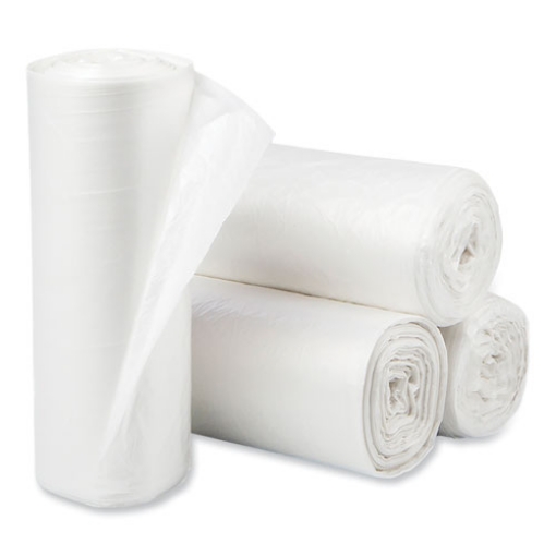 Picture of eco strong plus can liners, 44 gal, 1.35 mil, 37 x 50, natural, 100/carton