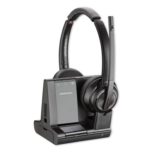 Picture of Savi W8220 Binaural Over The Head Headset, Black