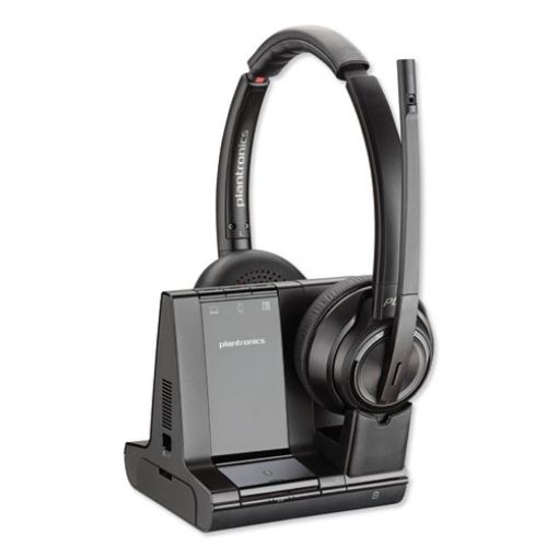 Picture of Savi W8220M Binaural Over The Head Headset, Black