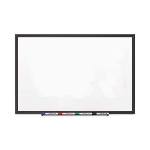 Picture of Classic Series Porcelain Magnetic Dry Erase Board, 36 x 24, White Surface, Black Aluminum Frame