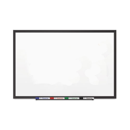 Picture of Classic Series Porcelain Magnetic Dry Erase Board, 48 x 36, White Surface, Black Aluminum Frame