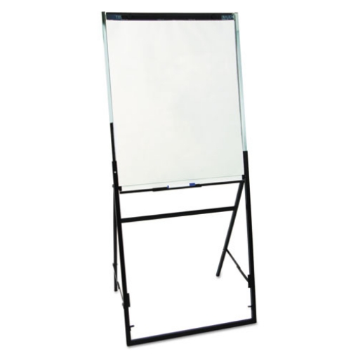 Picture of Futura Dry Erase Presentation Easel, 26 x 35, White Surface, Black Steel Frame