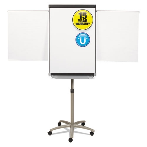 Picture of Prestige 2 Mobile Presentation Easel, 3 ft x 2 ft, Silver/White