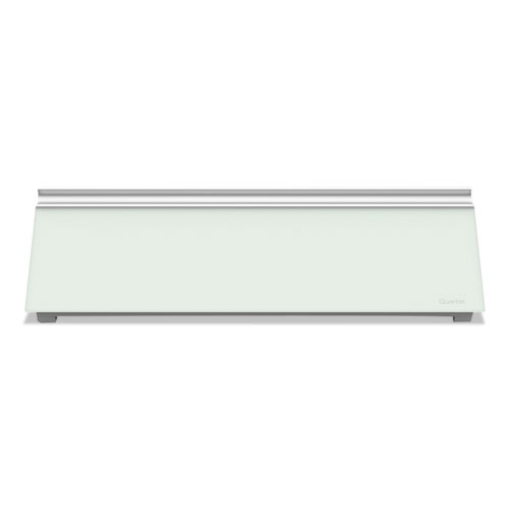 Picture of Glass Dry Erase Desktop Computer Pad, 18 x 6, White Surface