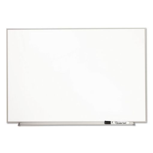 Picture of matrix magnetic boards, 48 x 31, white surface, silver aluminum frame