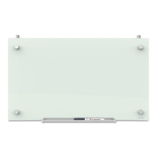 Picture of Infinity Magnetic Glass Dry Erase Cubicle Board, 30 x 18, White Surface