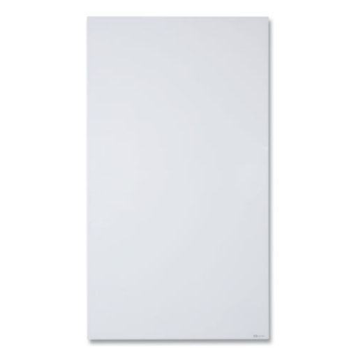 Picture of Invisamount Vertical Magnetic Glass Dry-Erase Boards, 42 X 74, White Surface