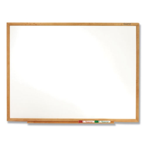 Picture of Classic Series Total Erase Dry Erase Boards, 36 x 24, White Surface, Oak Fiberboard Frame