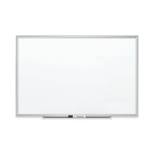 Picture of classic series nano-clean dry erase board, 24 x 18, white surface, silver aluminum frame