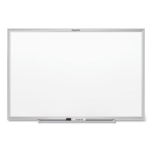 Picture of classic series nano-clean dry erase board, 96 x 48, white surface, silver aluminum frame