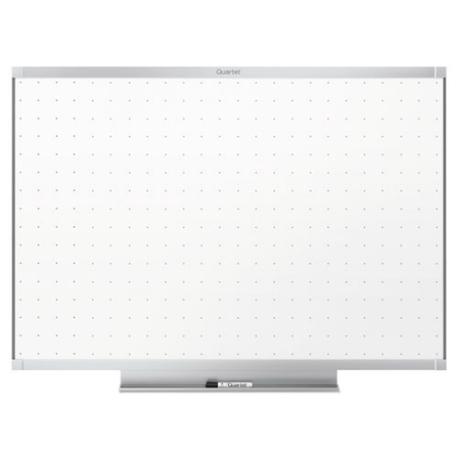 Picture of prestige 2 total erase whiteboard, 72 x 48, white surface, silver aluminum/plastic frame