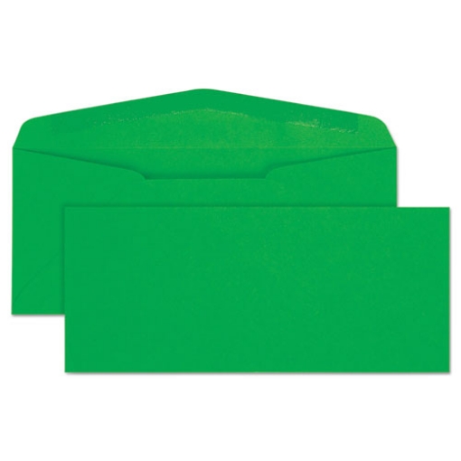 Picture of Colored Envelope, #10, Commercial Flap, Gummed Closure, 4.13 X 9.5, Green, 25/pack