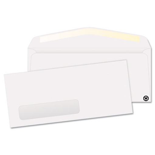 Picture of Address-Window Security-Tint Envelope, #10, Commercial Flap, Gummed Closure, 4.13 x 9.5, White, 500/Box