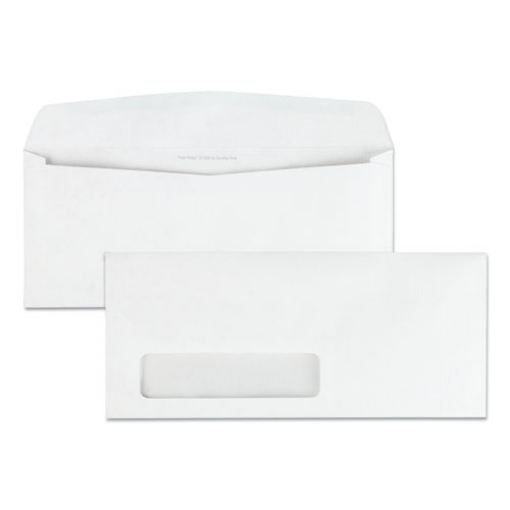 Picture of Park Ridge Embossed Executive Envelope, Address Window, #10, Commercial Flap, Gummed Closure, 4.13 x 9.5, White, 500/Box