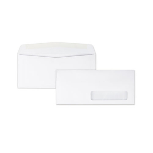 Picture of Address-Window Envelope, #10, Commercial Flap, Gummed Closure, 4.13 x 9.5, White, 500/Box