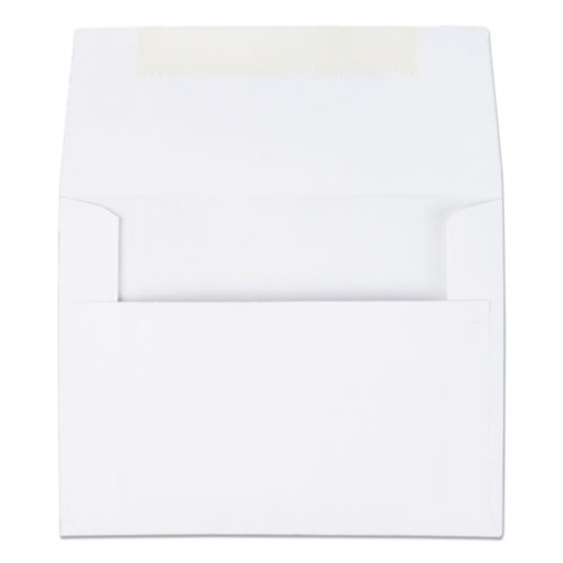 Picture of Greeting Card/invitation Envelope, A-2, Square Flap, Gummed Closure, 4.38 X 5.75, White, 100/box