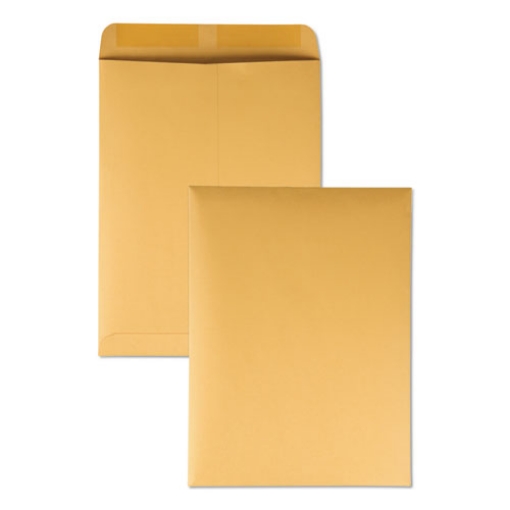 Picture of Catalog Envelope, 20 lb Bond Weight Kraft, #10 1/2, Square Flap, Gummed Closure, 9 x 12, Brown Kraft, 250/Box