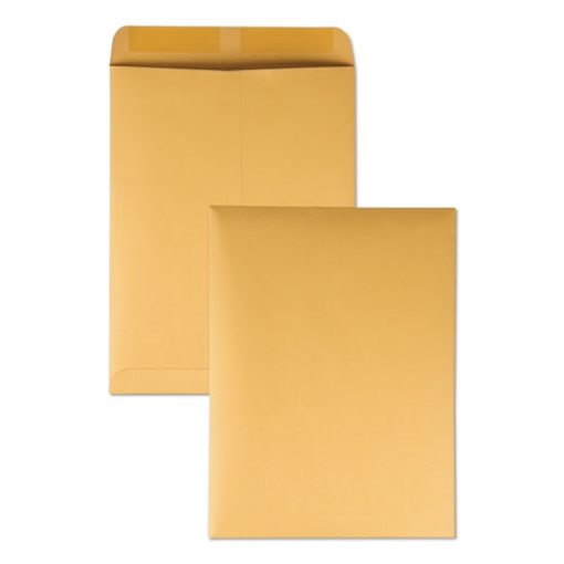 Picture of Catalog Envelope, 28 lb Bond Weight Kraft, #12 1/2, Square Flap, Gummed Closure, 9.5 x 12.5, Brown Kraft, 250/Box