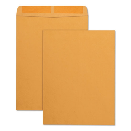 Picture of Catalog Envelope, 28 lb Bond Weight Kraft, #13 1/2, Square Flap, Gummed Closure, 10 x 13, Brown Kraft, 250/Box