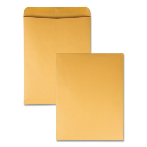 Picture of Catalog Envelope, 28 lb Bond Weight Kraft, #15 1/2, Square Flap, Gummed Closure, 12 x 15.5, Brown Kraft, 100/Box