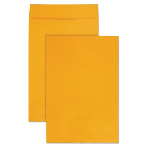 Picture of Jumbo Size Kraft Envelope, Cheese Blade Flap, Fold-Over Closure, 12.5 x 18.5, Brown Kraft, 25/Pack