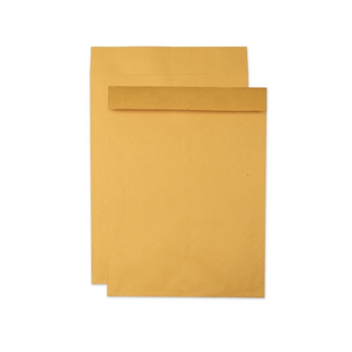 Picture of Jumbo Size Kraft Envelope, Cheese Blade Flap, Fold-Over Closure, 15 x 20, Brown Kraft, 25/Pack