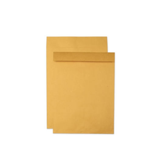 Picture of Jumbo Size Kraft Envelope, Cheese Blade Flap, Fold-Over Closure, 17 x 22, Brown Kraft, 25/Pack