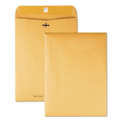 Picture of Park Ridge Kraft Clasp Envelope, #90, Square Flap, Clasp/gummed Closure, 9 X 12, Brown Kraft, 100/box