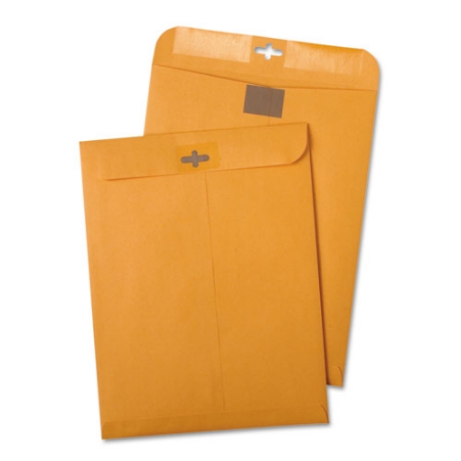 Picture of Postage Saving Clearclasp Kraft Envelope, #55, Cheese Blade Flap, Clearclasp Closure, 6 X 9, Brown Kraft, 100/box