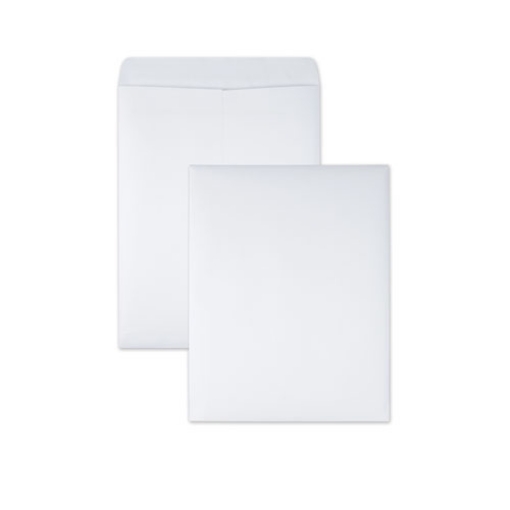 Picture of Redi-Seal Catalog Envelope, #12 1/2, Cheese Blade Flap, Redi-Seal Adhesive Closure, 9.5 x 12.5, White, 100/Box