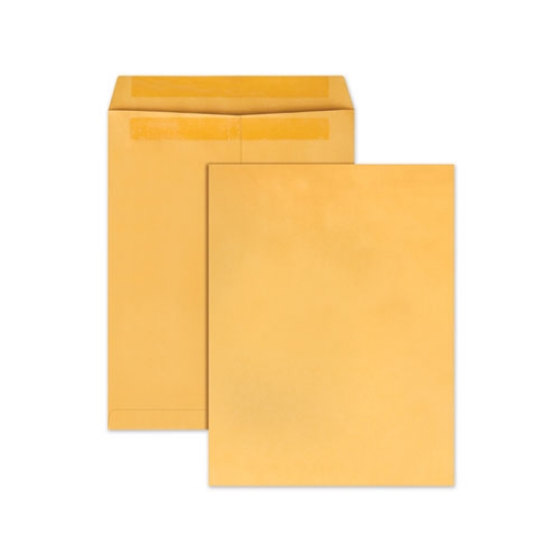 Picture of Redi-Seal Catalog Envelope, #13 1/2, Cheese Blade Flap, Redi-Seal Adhesive Closure, 10 x 13, Brown Kraft, 100/Box