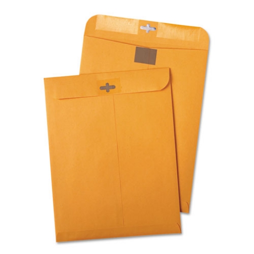 Picture of Postage Saving Clearclasp Kraft Envelope, #97, Cheese Blade Flap, Clearclasp Closure, 10 X 13, Brown Kraft, 100/box