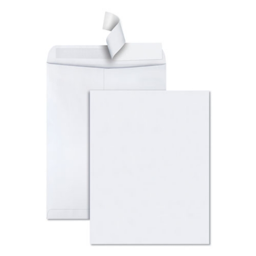 Picture of Redi-Strip Catalog Envelope, #15 1/2, Cheese Blade Flap, Redi-Strip Adhesive Closure, 12 x 15.5, White, 100/Box