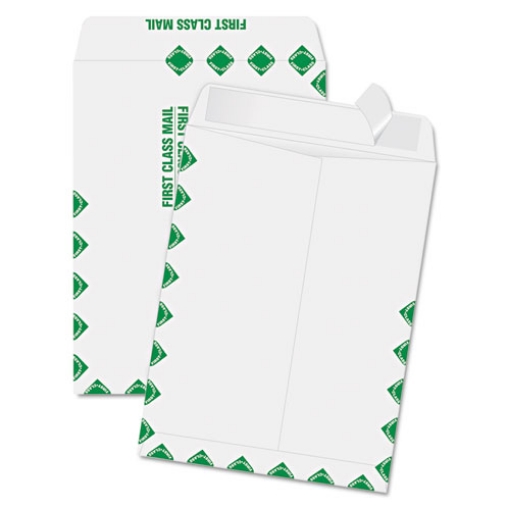 Picture of Redi-Strip Catalog Envelope, First Class, #10 1/2, Cheese Blade Flap, Redi-Strip Adhesive Closure, 9 x 12, White, 100/Box