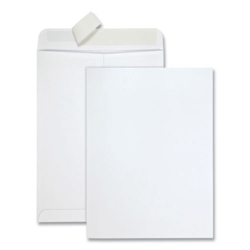 Picture of Redi-Strip Catalog Envelope, #10 1/2, Cheese Blade Flap, Redi-Strip Adhesive Closure, 9 x 12, White, 100/Box