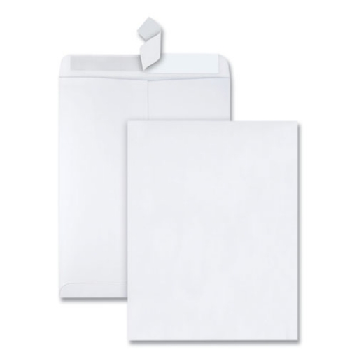 Picture of Redi-Strip Catalog Envelope, #13 1/2, Cheese Blade Flap, Redi-Strip Adhesive Closure, 10 x 13, White, 100/Box