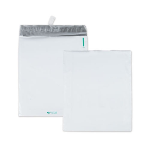 Picture of Redi-Strip Poly Expansion Mailer, #4 1/2, Square Flap, Redi-Strip Adhesive Closure, 11 x 13, White, 100/Carton