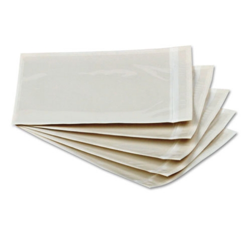 Picture of Self-Adhesive Packing List Envelope, Clear Front: Full-Size Window, 4.5 x 6, Clear, 1,000/Carton