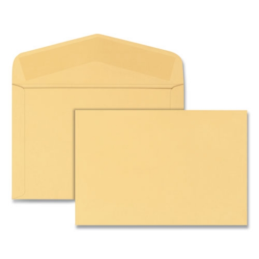 Picture of Open-Side Booklet Envelope, #15, Hub Flap, Gummed Closure, 10 X 15, Manila, 100/box