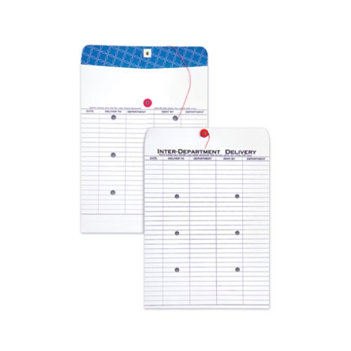 Picture of Inter-Department Envelope, #97, Two-Sided Five-Column Format, 10 X 13, White, 100/box