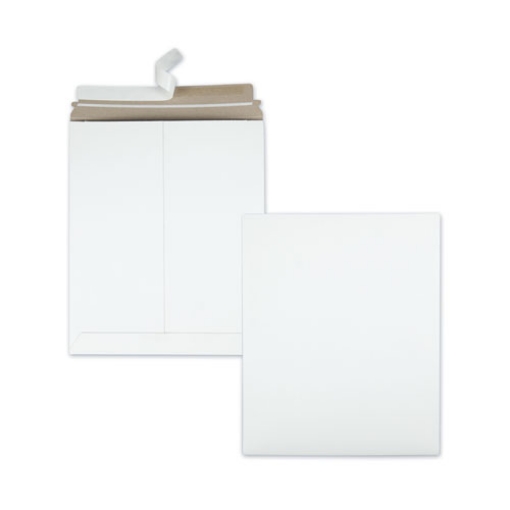 Picture of Photo/Document Mailer, Cheese Blade Flap, Redi-Strip Adhesive Closure, 11 x 13.5, White, 25/Box