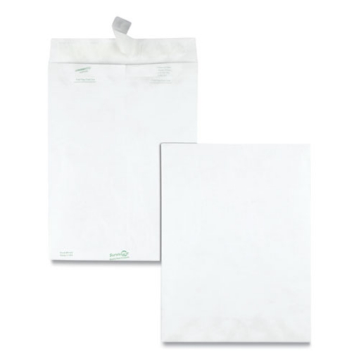 Picture of Lightweight 14 lb Tyvek Catalog Mailers, #10 1/2, Square Flap, Redi-Strip Adhesive Closure, 9 x 12, White, 100/Box