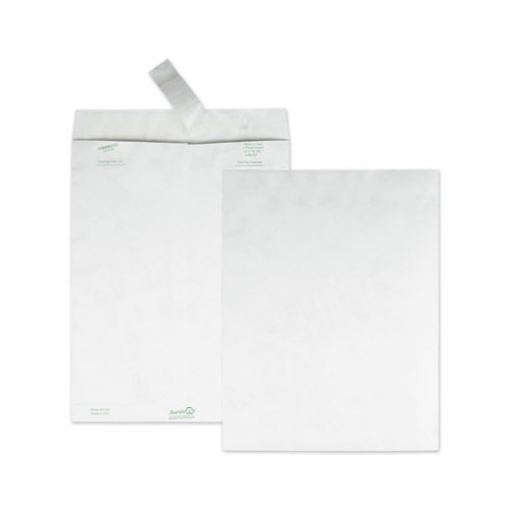 Picture of Lightweight 14 lb Tyvek Catalog Mailers, #13 1/2, Square Flap, Redi-Strip Adhesive Closure, 10 x 13, White, 100/Box