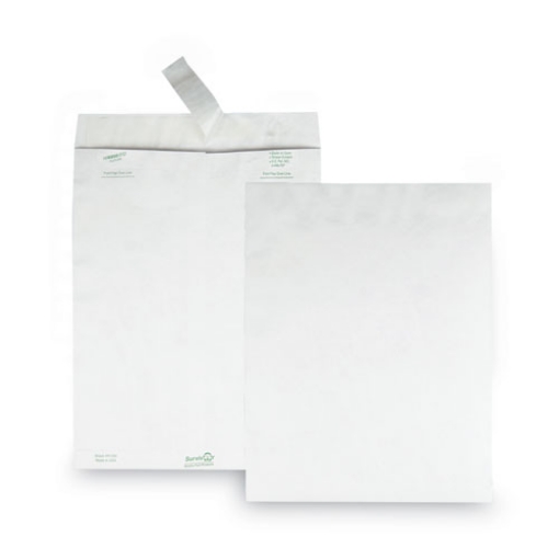 Picture of Lightweight 14 lb Tyvek Catalog Mailers, #13 1/2, Square Flap, Redi-Strip Adhesive Closure, 10 x 13, White, 50/Box