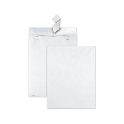 Picture of Lightweight 14 lb Tyvek Catalog Mailers, #15 1/2, Square Flap, Redi-Strip Adhesive Closure, 12 x 16, White, 100/Box