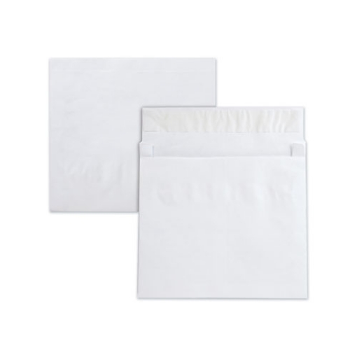 Picture of Lightweight 14 lb Tyvek Open End 2" Expansion Mailers, #13 1/2, Square Flap, Redi-Strip Closure, 10 x 13, White, 25/Box