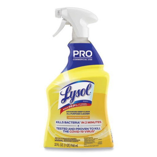 Picture of Advanced Deep Clean All Purpose Cleaner, Lemon Breeze, 32 Oz Trigger Spray Bottle, 12/carton