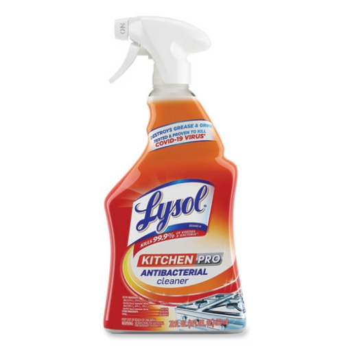 Picture of Kitchen Pro Antibacterial Cleaner, Citrus Scent, 22 Oz Spray Bottle