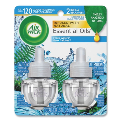 Picture of Scented Oil Refill, Fresh Waters, 0.67 Oz, 2/pack, 6 Pack/carton